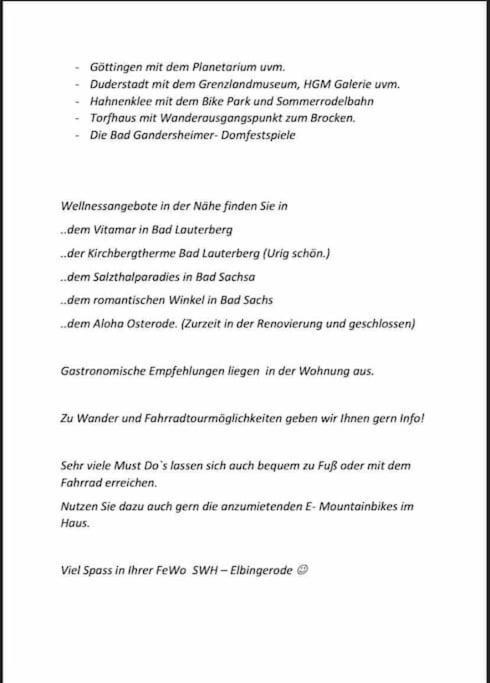 Ferienwohnung Sued - West Harz Mit Sauna E-Bikes Vorhanden! Horden am Harz Exteriör bild